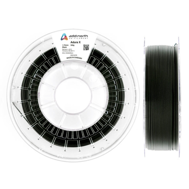 ADDNORTH Adura X 500g Black i gruppen DATORER & KRINGUTRUSTNING / Skrivare & Tillbehör / Skrivare / 3D-Skrivare & Tillbehör / Tillbehör hos TP E-commerce Nordic AB (C00094)
