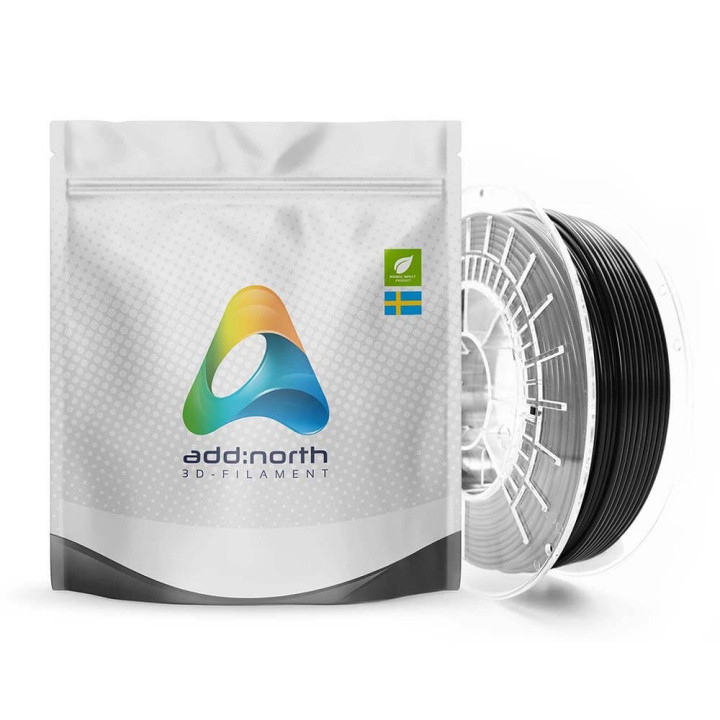 ADDNORTH E-PLA 2300g Black i gruppen DATORER & KRINGUTRUSTNING / Skrivare & Tillbehör / Skrivare / 3D-Skrivare & Tillbehör / Tillbehör hos TP E-commerce Nordic AB (C00105)