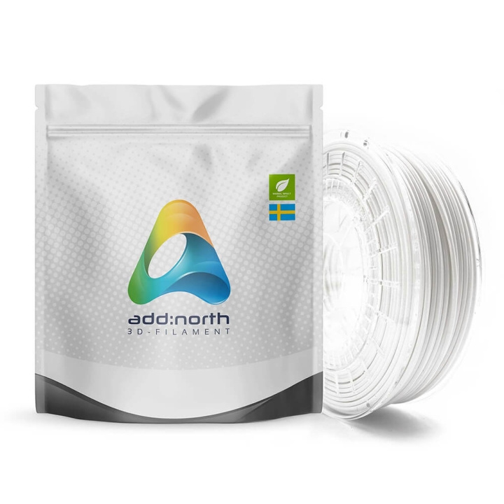 ADDNORTH E-PLA 2300g White i gruppen DATORER & KRINGUTRUSTNING / Skrivare & Tillbehör / Skrivare / 3D-Skrivare & Tillbehör / Tillbehör hos TP E-commerce Nordic AB (C00107)
