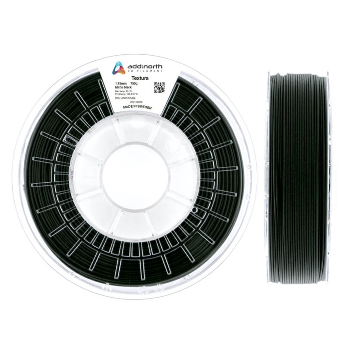 ADDNORTH Textura 750g Matte Black i gruppen DATORER & KRINGUTRUSTNING / Skrivare & Tillbehör / Skrivare / 3D-Skrivare & Tillbehör / Tillbehör hos TP E-commerce Nordic AB (C00133)