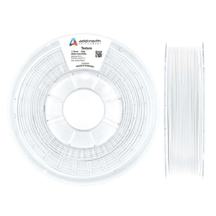ADDNORTH Textura 750g Matte Cold White i gruppen DATORER & KRINGUTRUSTNING / Skrivare & Tillbehör / Skrivare / 3D-Skrivare & Tillbehör / Tillbehör hos TP E-commerce Nordic AB (C00134)