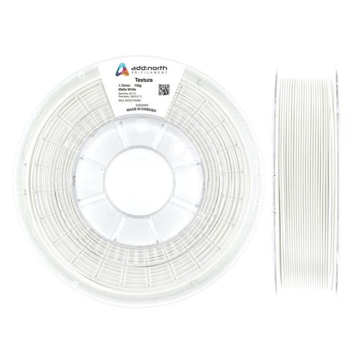 ADDNORTH Textura 750g Matte White i gruppen DATORER & KRINGUTRUSTNING / Skrivare & Tillbehör / Skrivare / 3D-Skrivare & Tillbehör / Tillbehör hos TP E-commerce Nordic AB (C00136)