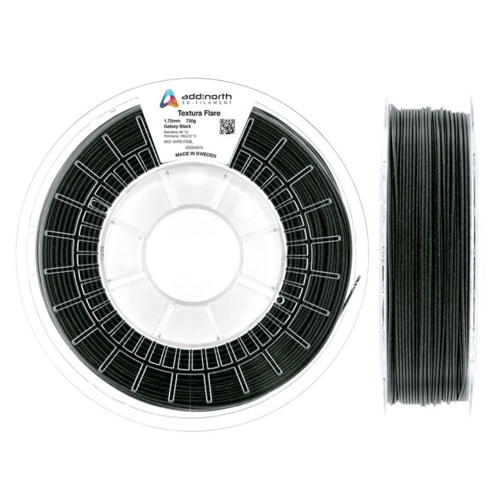ADDNORTH Textura Flare 750g Galaxy Black i gruppen DATORER & KRINGUTRUSTNING / Skrivare & Tillbehör / Skrivare / 3D-Skrivare & Tillbehör / Tillbehör hos TP E-commerce Nordic AB (C00137)
