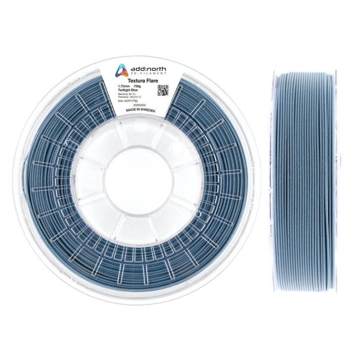 ADDNORTH Textura Flare 1.75mm 750g Twilight Blue i gruppen DATORER & KRINGUTRUSTNING / Skrivare & Tillbehör / Skrivare / 3D-Skrivare & Tillbehör / Tillbehör hos TP E-commerce Nordic AB (C00140)