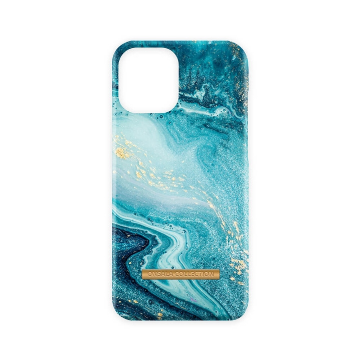 Onsala Mobilskal Soft Blue Sea Marble - iPhone 13 i gruppen SMARTPHONE & SURFPLATTOR / Mobilskydd / Apple / iPhone 13 / Skal hos TP E-commerce Nordic AB (C00162)