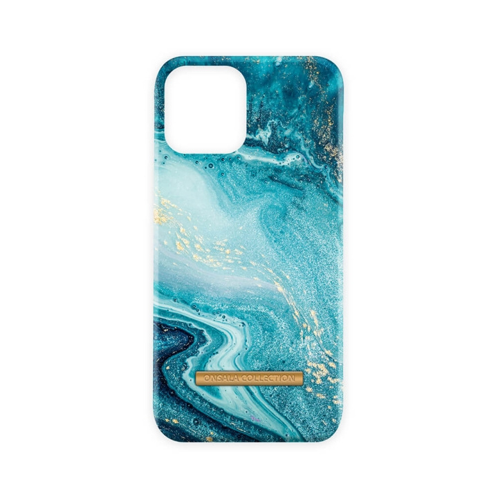Onsala COLLECTION Mobilskal Soft Blue Sea Marble iPhone 13 Pro Max i gruppen SMARTPHONE & SURFPLATTOR / Mobilskydd / Apple / iPhone 13 Pro Max / Skal hos TP E-commerce Nordic AB (C00168)