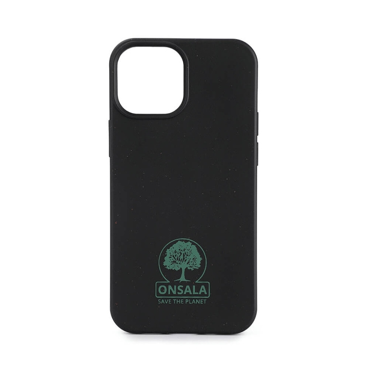 Onsala Mobilskal Eco Svart - iPhone 13 Mini i gruppen SMARTPHONE & SURFPLATTOR / Mobilskydd / Apple / iPhone 13 Mini / Skal hos TP E-commerce Nordic AB (C00193)