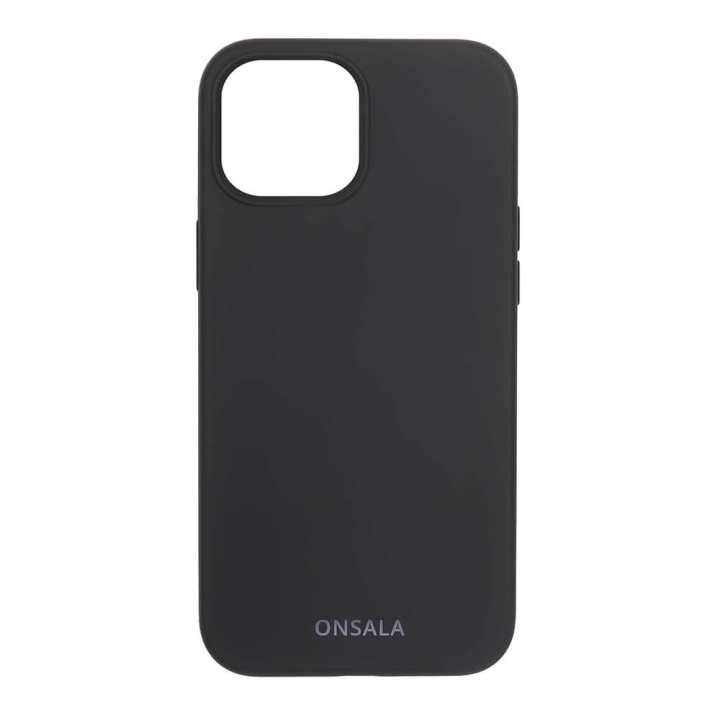 ONSALA Mobilskal Silikon Black - iPhone 13 Mini i gruppen SMARTPHONE & SURFPLATTOR / Mobilskydd / Apple / iPhone 13 Mini / Skal hos TP E-commerce Nordic AB (C00233)