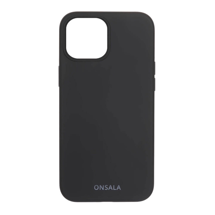 Onsala Mobilskal Silikon Black - iPhone 13 Mini i gruppen SMARTPHONE & SURFPLATTOR / Mobilskydd / Apple / iPhone 13 Mini / Skal hos TP E-commerce Nordic AB (C00233)