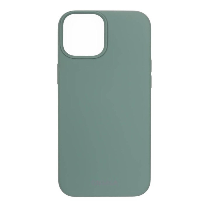 Onsala Mobilskal Silikon Pine Green - iPhone 13 Mini i gruppen SMARTPHONE & SURFPLATTOR / Mobilskydd / Apple / iPhone 13 Mini / Skal hos TP E-commerce Nordic AB (C00236)