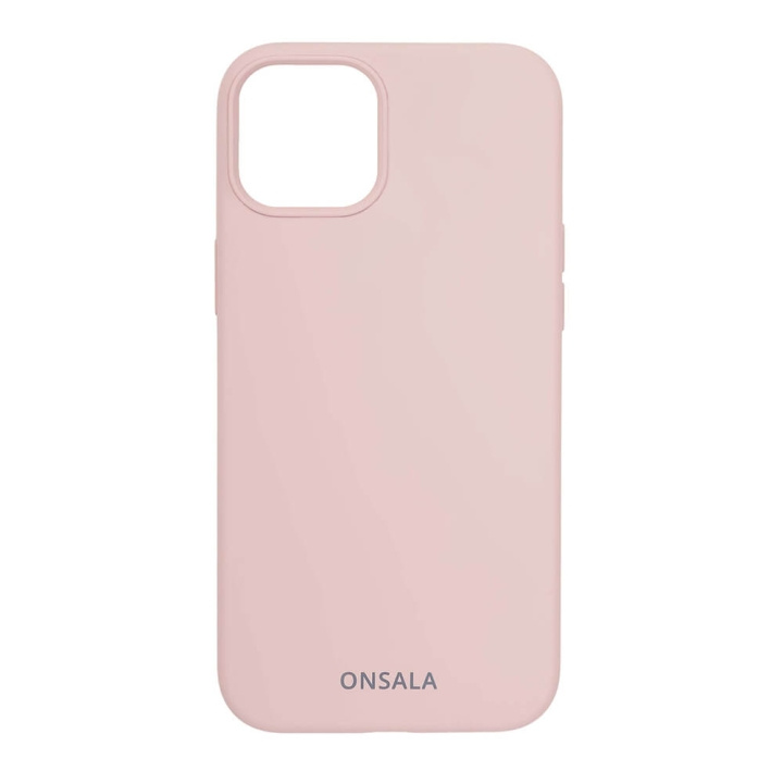 Onsala Mobilskal Silikon Sand Pink iPhone 13 i gruppen SMARTPHONE & SURFPLATTOR / Mobilskydd / Apple / iPhone 13 / Skal hos TP E-commerce Nordic AB (C00239)