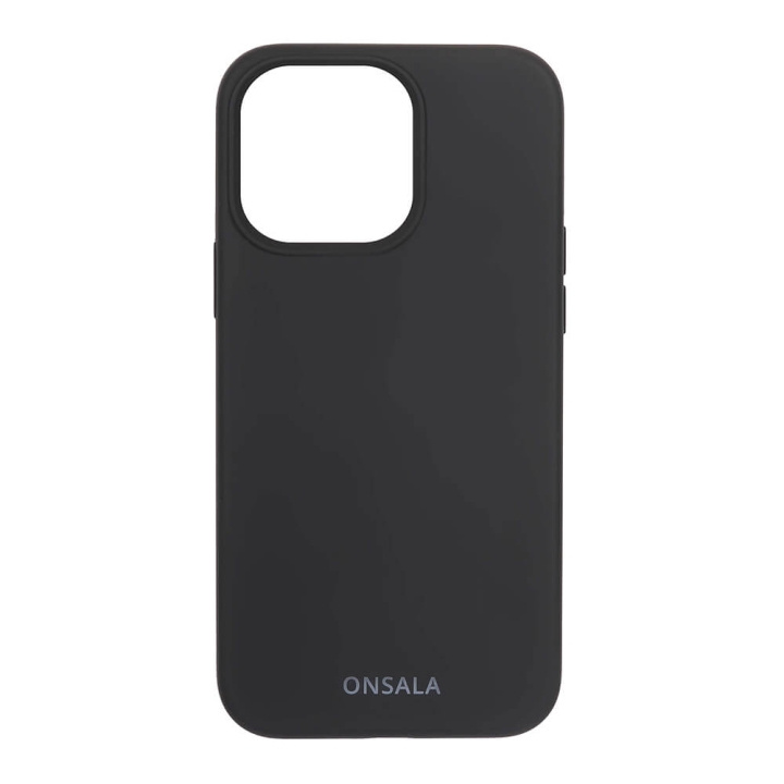 ONSALA Mobilskal Silikon Black - iPhone 13 Pro i gruppen SMARTPHONE & SURFPLATTOR / Mobilskydd / Apple / iPhone 13 Pro / Skal hos TP E-commerce Nordic AB (C00241)