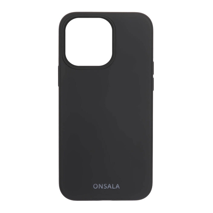 Onsala Mobilskal Silikon Black - iPhone 13 Pro i gruppen SMARTPHONE & SURFPLATTOR / Mobilskydd / Apple / iPhone 13 Pro / Skal hos TP E-commerce Nordic AB (C00241)