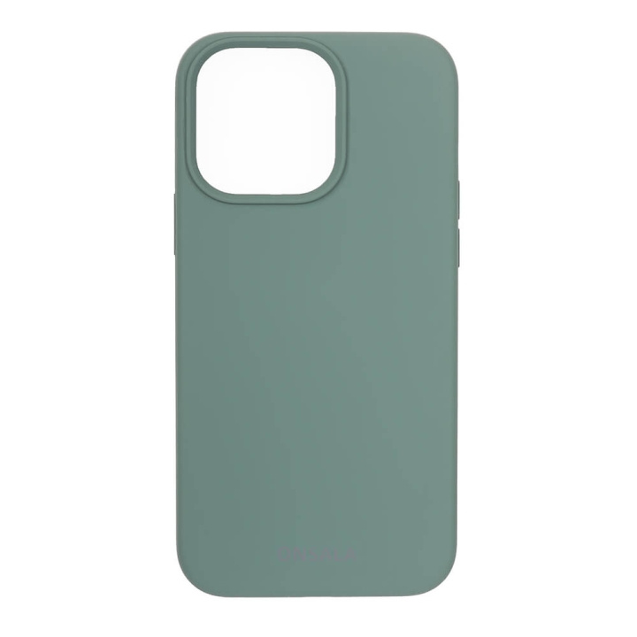 ONSALA Mobilskal Silikon Pine Green - iPhone 13 Pro i gruppen SMARTPHONE & SURFPLATTOR / Mobilskydd / Apple / iPhone 13 Pro / Skal hos TP E-commerce Nordic AB (C00243)