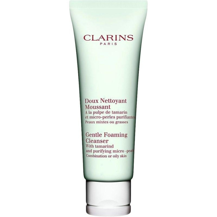 Clarins Gentle Foaming Cleanser Combination/Oily Skin 125ml i gruppen SKÖNHET & HÄLSA / Hudvård / Ansiktsvård / Rengöring hos TP E-commerce Nordic AB (C00439)