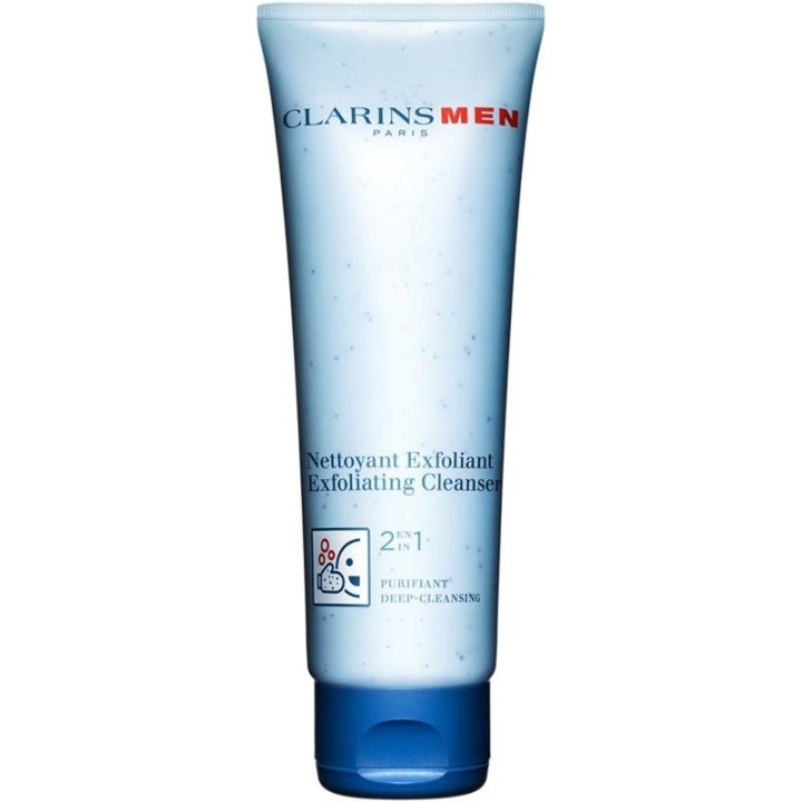 Clarins Men Exfoliating Cleanser 125ml i gruppen SKÖNHET & HÄLSA / Hudvård / Ansiktsvård / Rengöring hos TP E-commerce Nordic AB (C00442)