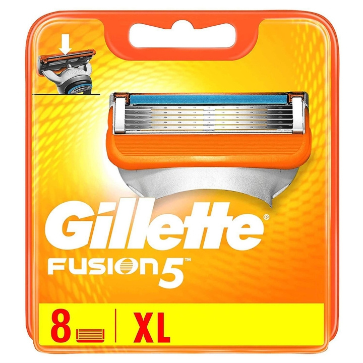 Gillette Fusion5 8-Pack i gruppen SKÖNHET & HÄLSA / Hår & Styling / Rakning & Trimning / Rakhyvlar & Tillbehör hos TP E-commerce Nordic AB (C00456)