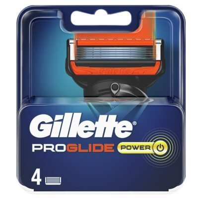 Gillette Fusion Proglide Power 4-pack i gruppen SKÖNHET & HÄLSA / Hår & Styling / Rakning & Trimning / Rakhyvlar & Tillbehör hos TP E-commerce Nordic AB (C00457)