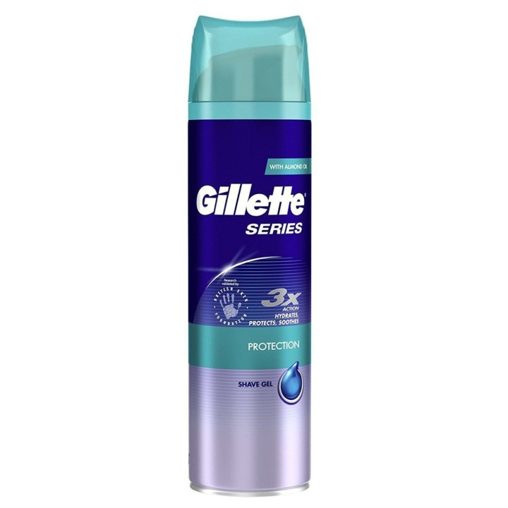 Gillette Series Protection Shave Gel 200ml i gruppen SKÖNHET & HÄLSA / Hår & Styling / Rakning & Trimning / Rakhyvlar & Tillbehör hos TP E-commerce Nordic AB (C00458)