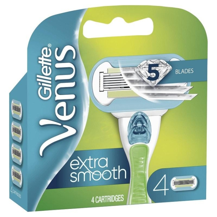 Gillette Venus Extra Smooth Blades 4-pack i gruppen SKÖNHET & HÄLSA / Hår & Styling / Rakning & Trimning / Rakhyvlar & Tillbehör hos TP E-commerce Nordic AB (C00476)