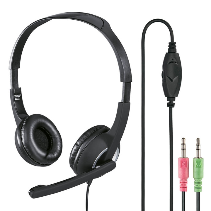 Hama Headset PC Office HS-P150 i gruppen DATORER & KRINGUTRUSTNING / Datortillbehör / Headset hos TP E-commerce Nordic AB (C00498)