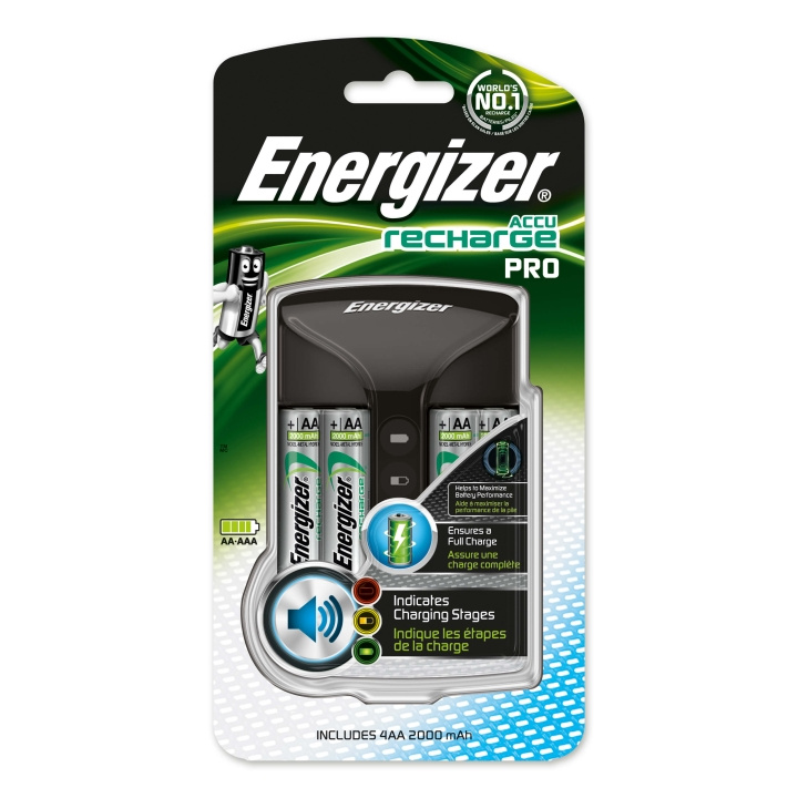 ENERGIZER Laddare Procharger 4x AA 2000mAh i gruppen HEMELEKTRONIK / Batterier & Laddare / Batteriladdare hos TP E-commerce Nordic AB (C00505)