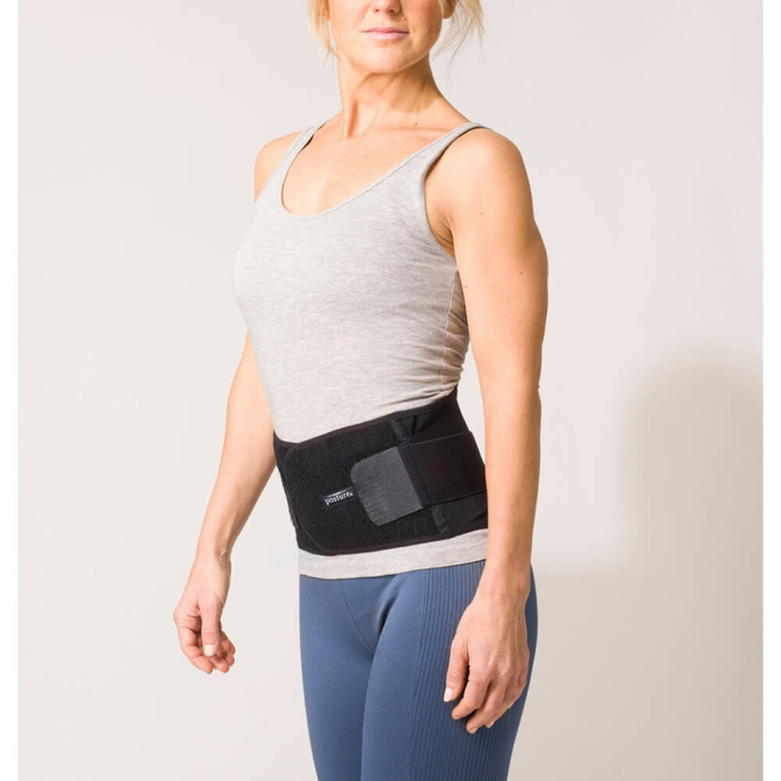 SWEDISH POSTURE Stabilize M, Lower Back Belt, Black i gruppen SPORT, FRITID & HOBBY / Träningsredskap / Hållningsstöd & Rehab hos TP E-commerce Nordic AB (C00524)