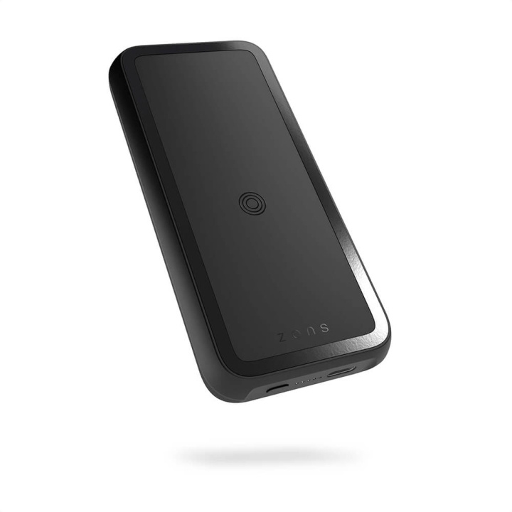 Zens Magnetisk Qi Powerbank One Side QI 10000mAh Svart i gruppen SMARTPHONE & SURFPLATTOR / Laddare & Kablar / Powerbanks hos TP E-commerce Nordic AB (C00554)