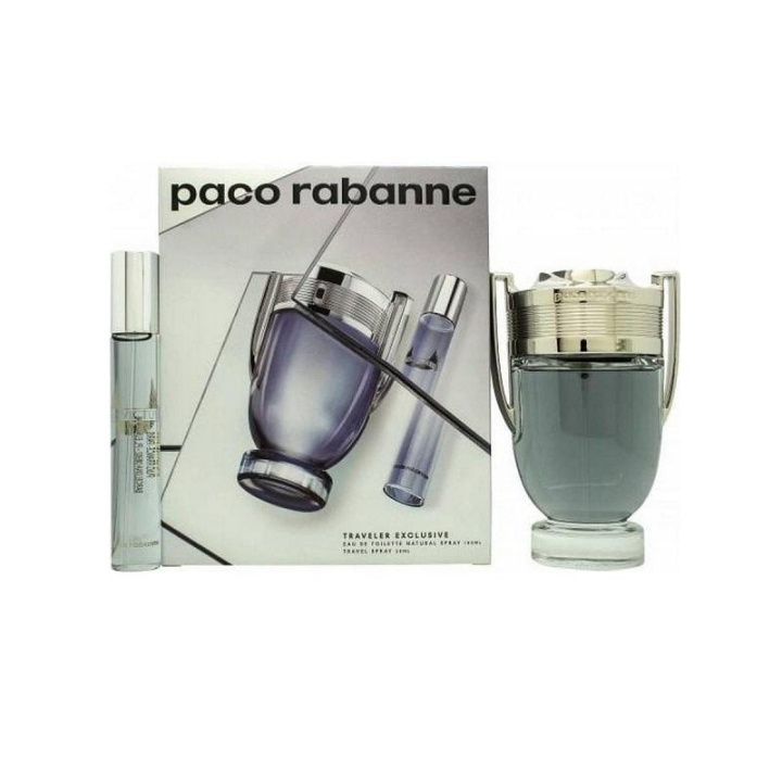 Paco Rabanne Giftset Paco Rabanne Invictus Edt 100ml + Edt 20ml i gruppen SKÖNHET & HÄLSA / Presentkit / Presentkit För Honom hos TP E-commerce Nordic AB (C00658)