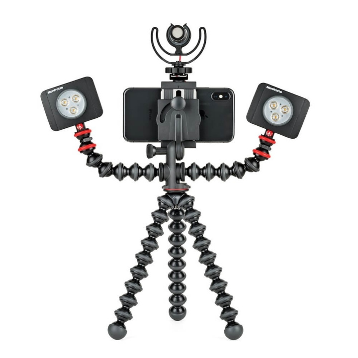 Joby Stativkit Smartphone GorillaPod Mobile Rig Svart/Grå i gruppen SMARTPHONE & SURFPLATTOR / Övriga tillbehör / Dockor, Stativ & Hållare hos TP E-commerce Nordic AB (C00682)