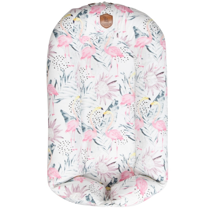 EcoViking Babynest Flamingo Dreams i gruppen LEKSAKER, BARN- & BABYPRODUKTER / Barntextilier / Babynest hos TP E-commerce Nordic AB (C00769)