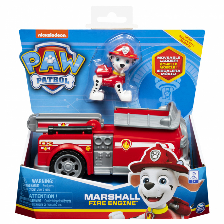 Paw Patrol Basic Vehicle Marshall i gruppen LEKSAKER, BARN- & BABYPRODUKTER / Leksaker / Leksaker hos TP E-commerce Nordic AB (C00807)