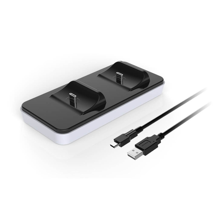 RAPTOR Laddare för Handkontroll Dual PS5 i gruppen HEMELEKTRONIK / Spelkonsoler & Tillbehör / Sony PlayStation 5 / Tillbehör hos TP E-commerce Nordic AB (C00840)