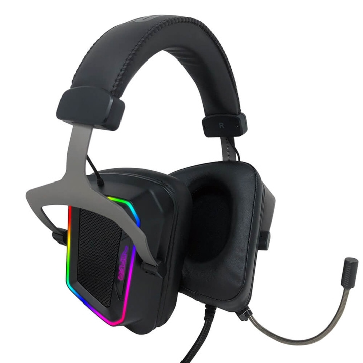 VIPER Gaming Headset V380 Stereo Virtual 7.1 Surround RGB i gruppen DATORER & KRINGUTRUSTNING / Gaming / Headset hos TP E-commerce Nordic AB (C00857)
