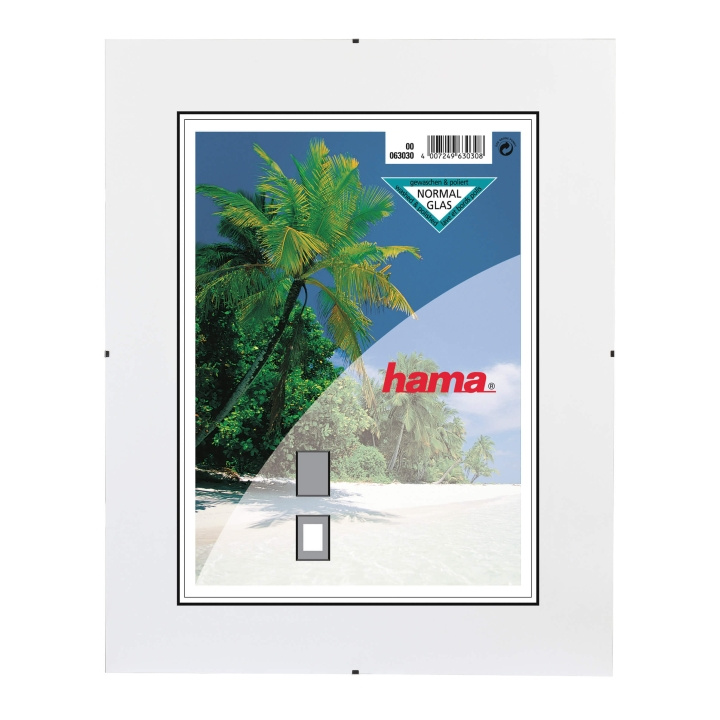 Hama Clipsram 30x40 cm normalglas Bildstorlek 20 x 28 cm i gruppen HEM, HUSHÅLL & TRÄDGÅRD / Inredning / Tavelramar & fotoramar hos TP E-commerce Nordic AB (C01425)