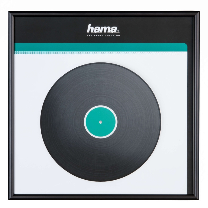 HAMA Ram för LP-skiva Aluminium Svart 31.5x31.5cm i gruppen DATORER & KRINGUTRUSTNING / Datortillbehör / CD/DVD-förvaring hos Teknikproffset Nordic AB (C01440)