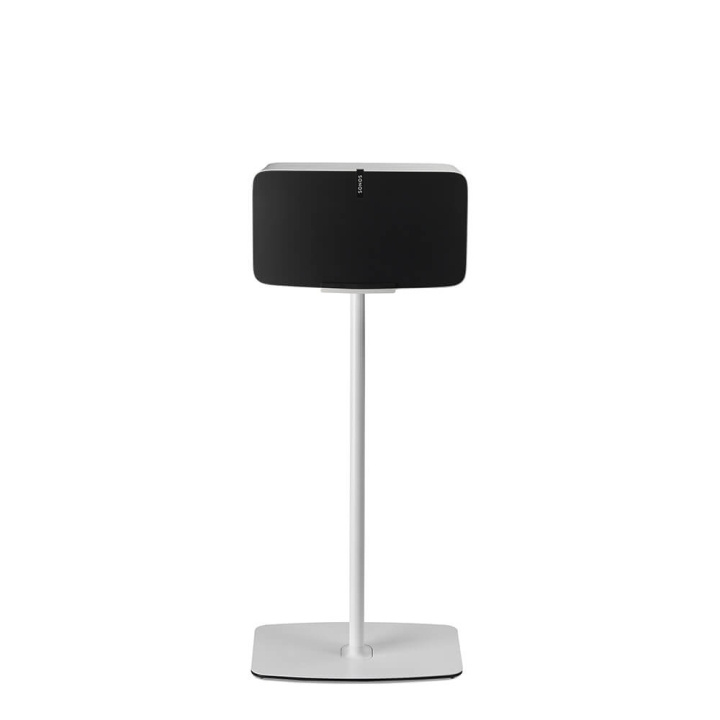 FLEXSON Floor Stand for Sonos FIVE/PLAY:5 White i gruppen HEMELEKTRONIK / Ljud & Bild / Högtalare & Tillbehör / Tillbehör hos TP E-commerce Nordic AB (C01475)