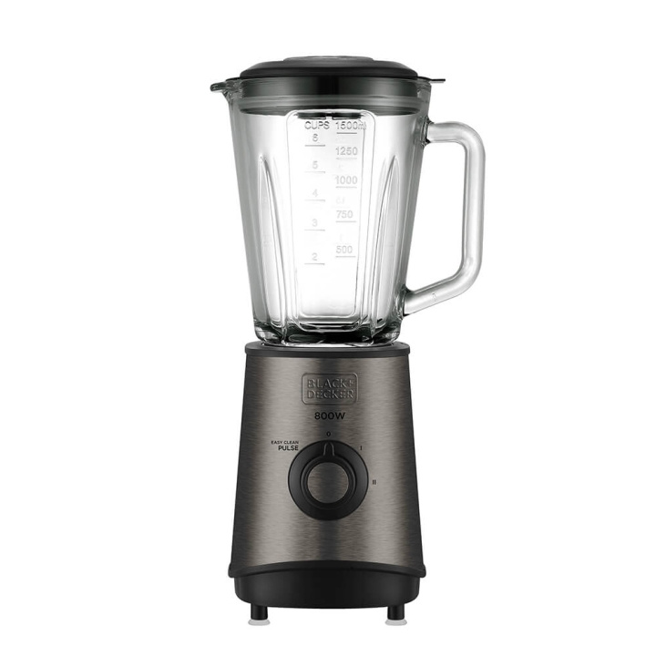 BLACK+DECKER Mixer 800W Borstat Stål i gruppen HEM, HUSHÅLL & TRÄDGÅRD / Hushållsmaskiner / Matberedare & Köksassistenter / Mixer & Blender hos TP E-commerce Nordic AB (C01487)