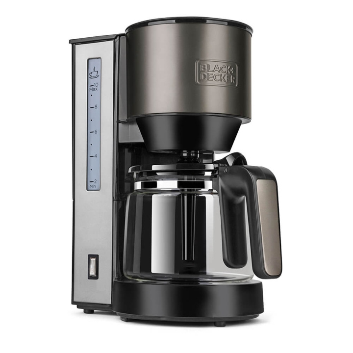 BLACK+DECKER Kaffebryggare 870W i gruppen HEM, HUSHÅLL & TRÄDGÅRD / Hushållsmaskiner / Kaffemaskiner & Tillbehör / Kaffebryggare hos TP E-commerce Nordic AB (C01496)
