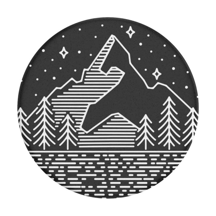 PopSockets Peak Relief Avtagbart Grip med Ställfunktion i gruppen SMARTPHONE & SURFPLATTOR / Övriga tillbehör / Popsockets hos TP E-commerce Nordic AB (C01527)