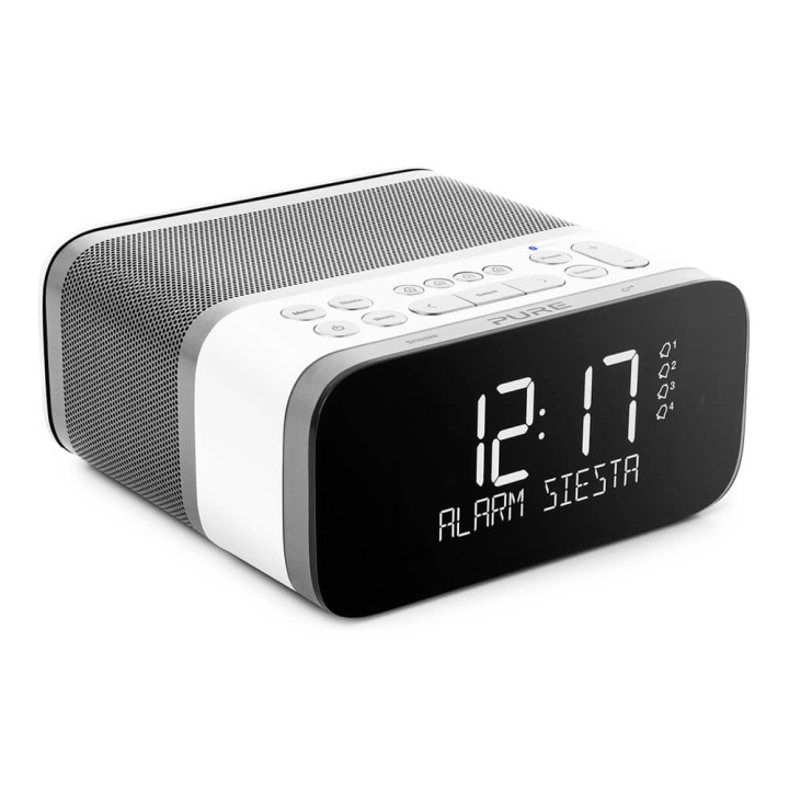 PURE FM/DAB/DAB+/BT Siesta S6 Klockradio Polar i gruppen HEMELEKTRONIK / Ljud & Bild / Hemmabio, HiFi & Bärbart / Radio & Väckarklockor / Klockradio hos TP E-commerce Nordic AB (C01539)