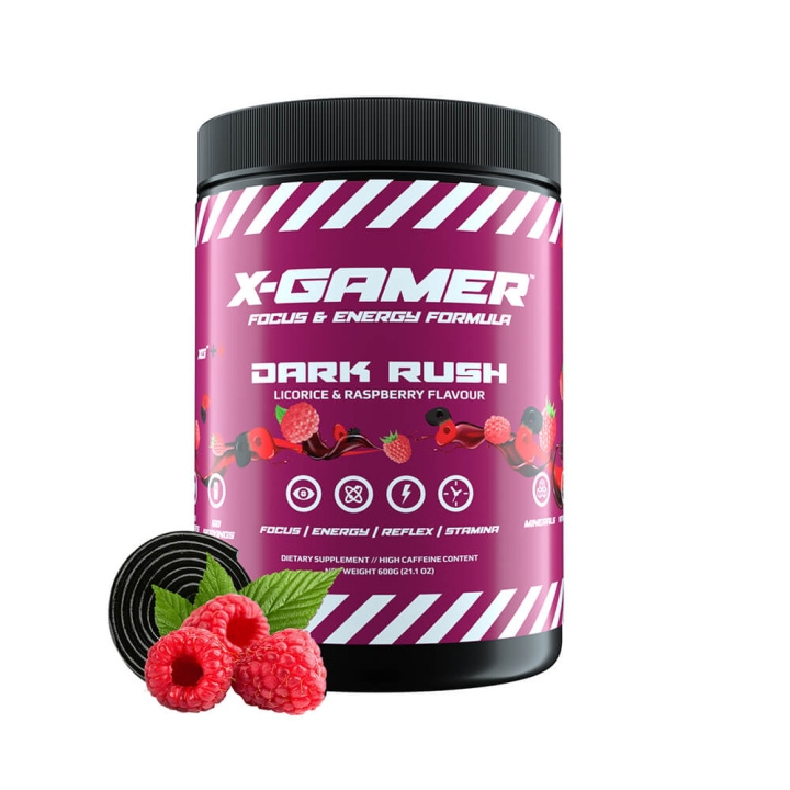 X-Gamer X-Tubz Dark Rush 600g i gruppen DATORER & KRINGUTRUSTNING / Gaming / Energidryck för Gamers hos TP E-commerce Nordic AB (C01566)