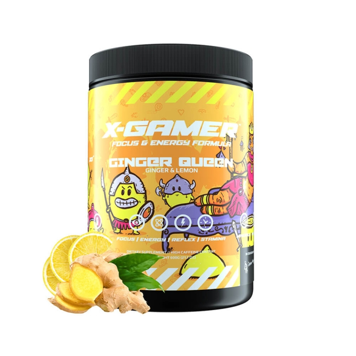 X-Gamer X-Tubz Ginger Queen 600g i gruppen DATORER & KRINGUTRUSTNING / Gaming / Energidryck för Gamers hos TP E-commerce Nordic AB (C01568)