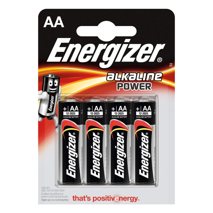 ENERGIZER Batteri AA/LR6 Alkaline Power 4-pack i gruppen HEMELEKTRONIK / Batterier & Laddare / Batterier / AA hos TP E-commerce Nordic AB (C01576)