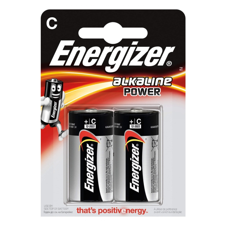 ENERGIZER Batteri C/LR14 Alkaline Power 2-pack i gruppen HEMELEKTRONIK / Batterier & Laddare / Batterier / Övriga hos TP E-commerce Nordic AB (C01578)