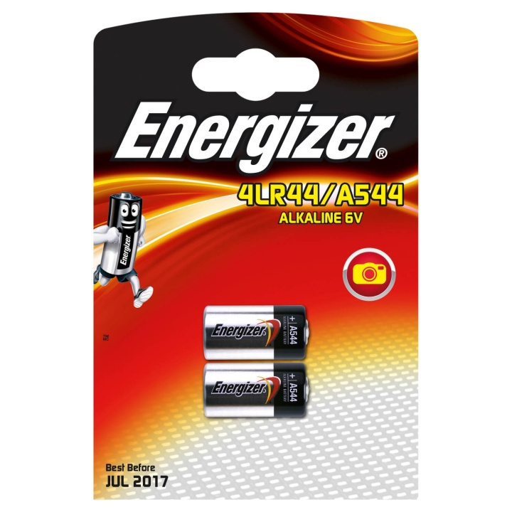 Energizer Batteri 4LR44/A544 Alkaline 2-pack i gruppen HEMELEKTRONIK / Batterier & Laddare / Batterier / Övriga hos TP E-commerce Nordic AB (C01580)