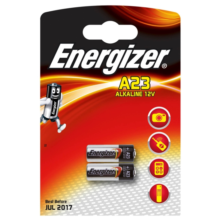 ENERGIZER Batteri A23/E23A Alkaline 2-pack i gruppen HEMELEKTRONIK / Batterier & Laddare / Batterier / Övriga hos TP E-commerce Nordic AB (C01584)