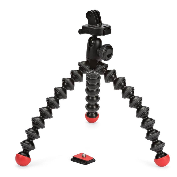 JOBY Stativ GorillaPod Action Musta/Harmaa i gruppen SPORT, FRITID & HOBBY / Actionkameror & Tillbehör / Tillbehör till actionkameror hos TP E-commerce Nordic AB (C01595)