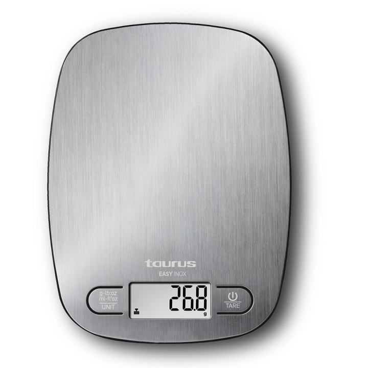 Taurus Kitchen Scale Stainless Steel i gruppen HEM, HUSHÅLL & TRÄDGÅRD / Köksredskap / Köksvågar hos TP E-commerce Nordic AB (C01756)