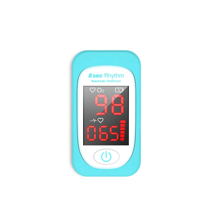 Taurus Oximeter Fingertup Pulse White i gruppen SKÖNHET & HÄLSA / Hälsovård / Pulsoximetrar hos TP E-commerce Nordic AB (C01779)